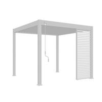 PERGOLA-SEITENTEIL 113/235/8 cm   - Weiß, Basics, Metall (113/235/8cm) - WEIDE