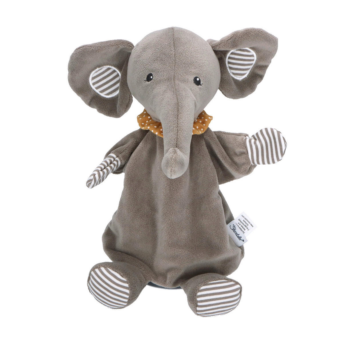HANDPUPPE - Grau, Basics, Textil (29/22/8cm) - Sterntaler