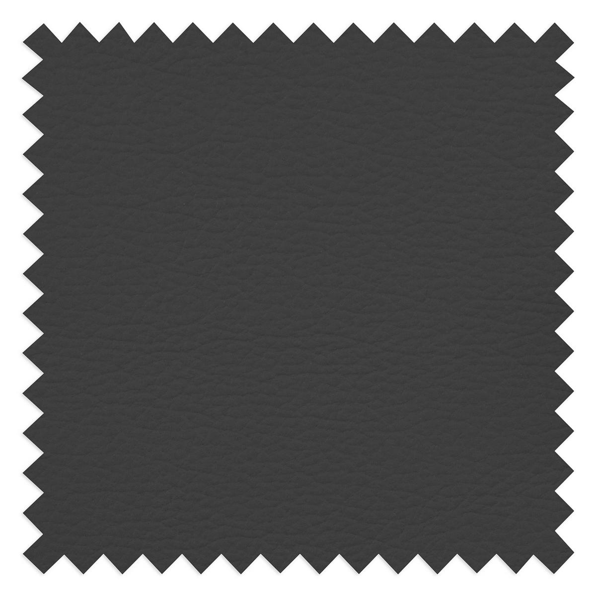 ECKSOFA Schwarz Echtleder  - Wengefarben/Schwarz, Design, Leder/Holz (265/211cm) - Livetastic