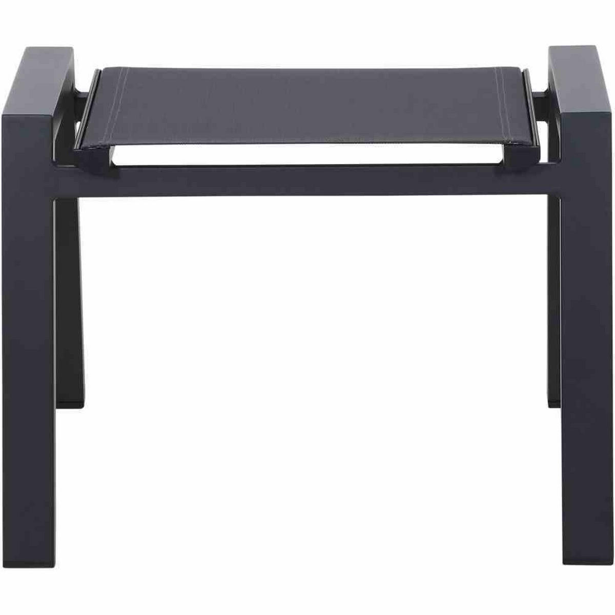 GARTENHOCKER  - Anthrazit/Grau, Design, Textil/Metall (54/42/60cm) - Ambia Garden