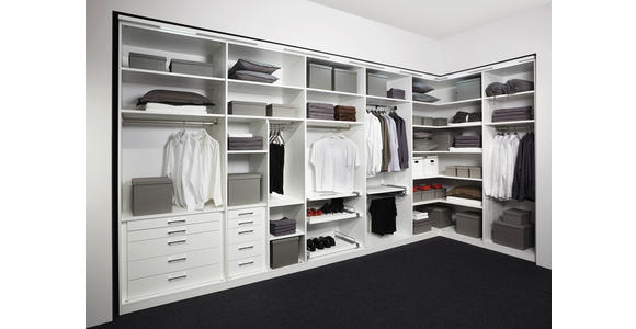 SCHRANKSYSTEM in - KONVENTIONELL, Glas/Holz - Novel