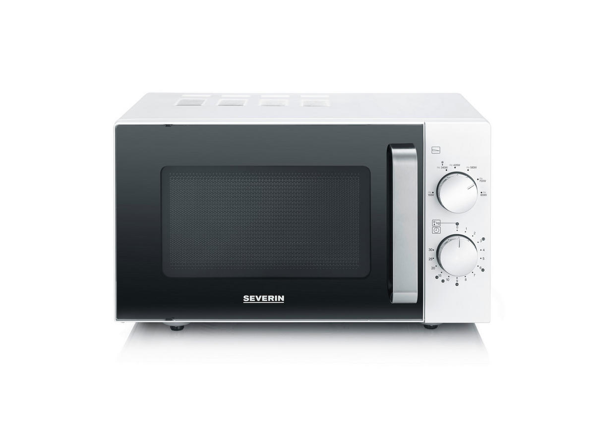 MIKROWELLE 776500  - Schwarz/Weiß, Basics, Kunststoff/Metall (46.5/27,5/43,8cm) - Severin