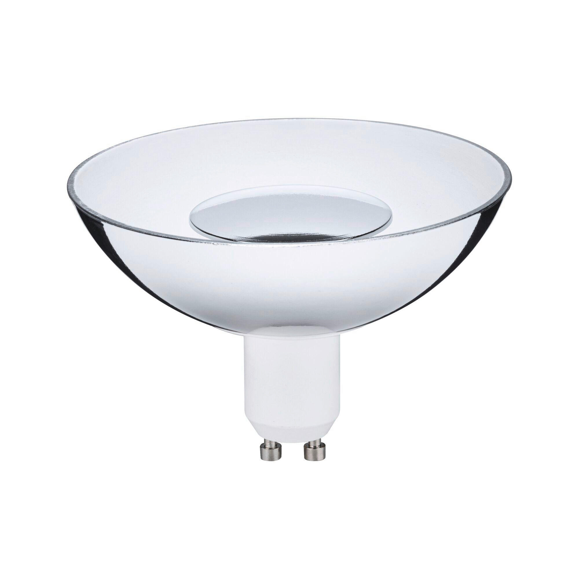 DEKO-LEUCHTMITTEL 10,0/6,6 cm  - Silberfarben/Weiß, Basics, Kunststoff (10,0/6,6cm) - Paulmann