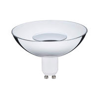 DEKO-LEUCHTMITTEL 10,0/6,6 cm  - Silberfarben/Weiß, Basics, Kunststoff (10,0/6,6cm) - Paulmann