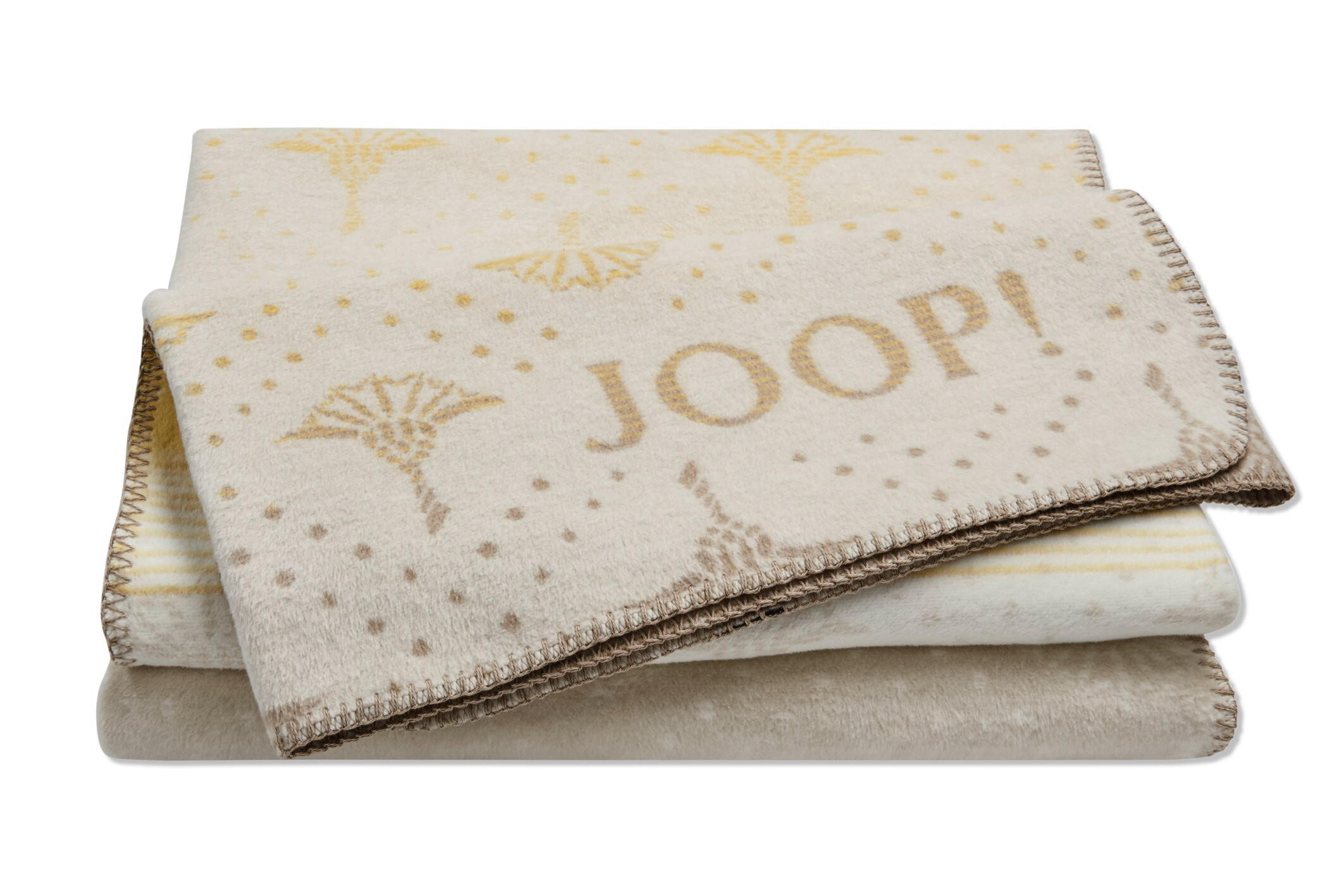 WOHNDECKE CORNFLOWER CHARM 150/200 cm  - Ecru, Design, Textil (150/200cm) - Joop!