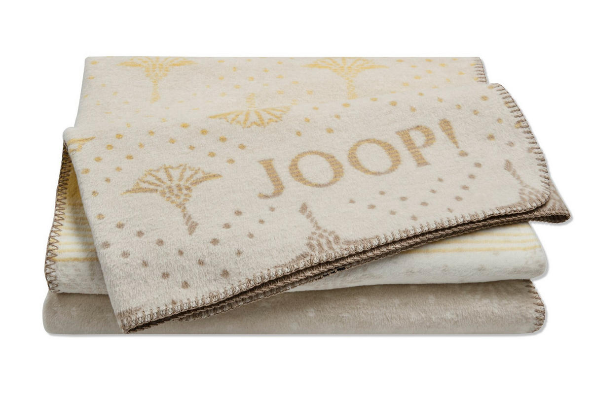 WOHNDECKE CORNFLOWER CHARM 150/200 cm  - Ecru, Design, Textil (150/200cm) - Joop!