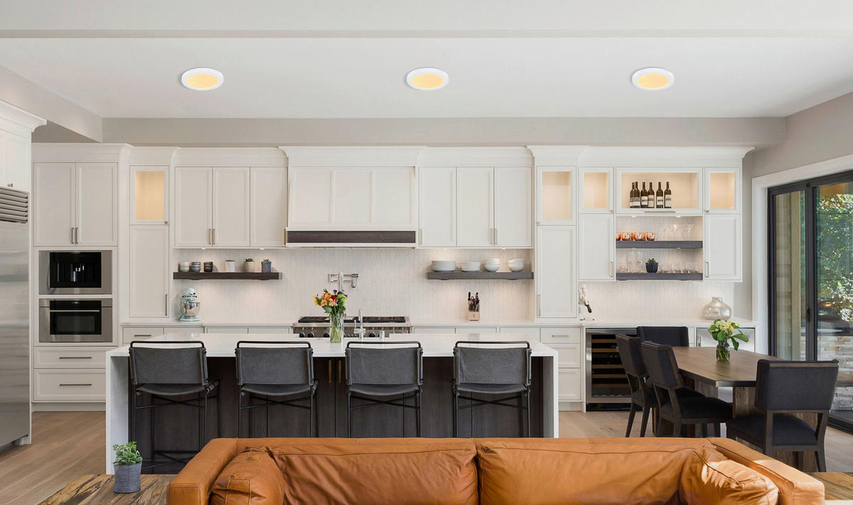 Plafonieră Cu Led 18 W  22/1,8 cm    - alb, Basics, plastic (22/1,8cm) - Boxxx