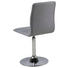 STUHL Webstoff Hellgrau - Chromfarben/Hellgrau, Design, Textil/Metall (42/91/55cm) - Carryhome