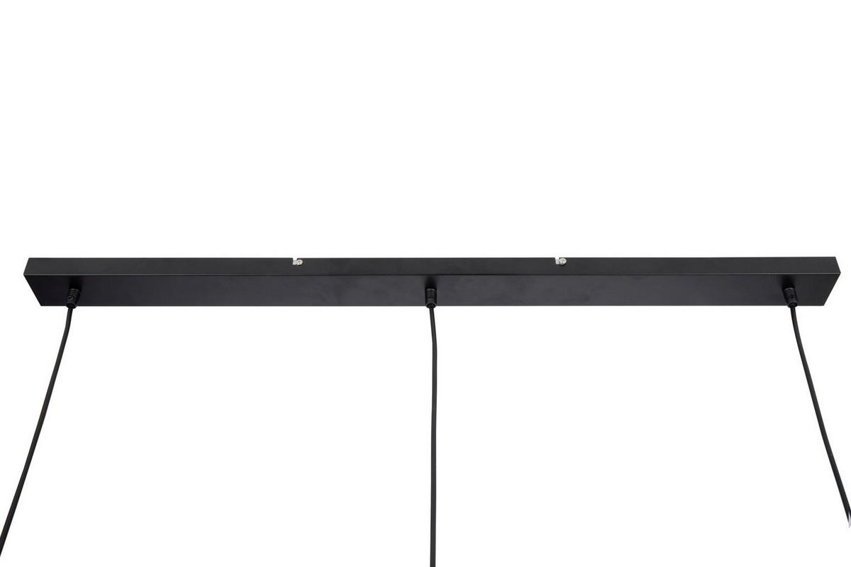 HÄNGELEUCHTE 16/120 cm  - Schwarz, LIFESTYLE, Holz/Metall (16/120cm) - Marama