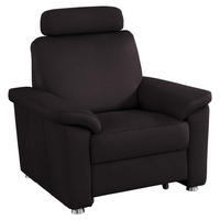 FERNSEHSESSEL in Webstoff Anthrazit  - Anthrazit/Silberfarben, Konventionell, Textil/Metall (102/91/91-159cm) - Beldomo System