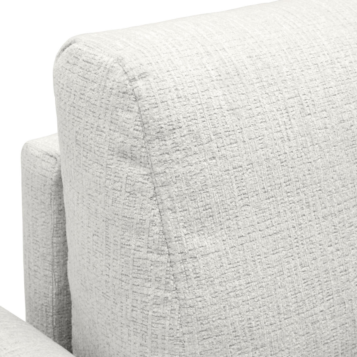 3-SITS SOFFA i vävt tyg ljusgrå  - ljusgrå/svart, Modern, trä/textil (183/85/92cm) - MID.YOU