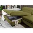 ECKSOFA in Mikrofaser Grün  - Schwarz/Grün, Design, Textil/Metall (198/290cm) - Xora