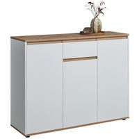SIDEBOARD  120/93/38 cm 1 Schublade(n)  - Schwarz/Weiß, MODERN, Holzwerkstoff/Kunststoff (120/93/38cm) - Carryhome