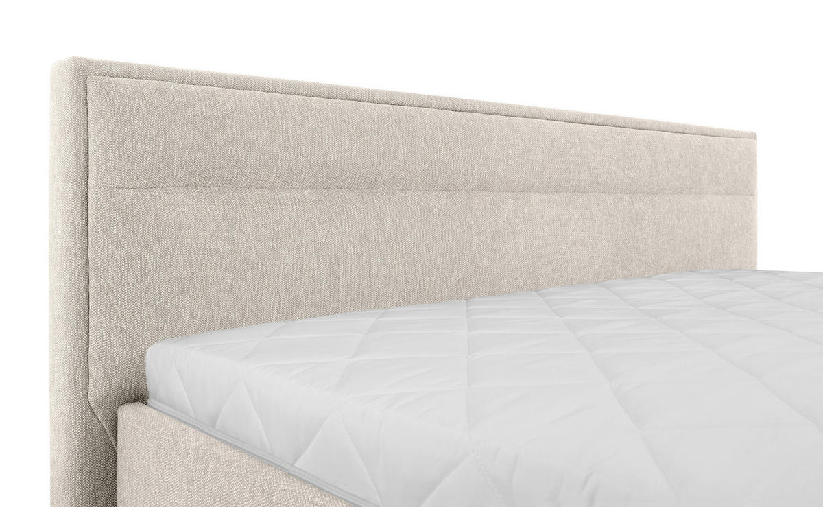 POLSTERBETT Bettkasten, Lattenrost Naturfarben 140/200 cm  - Naturfarben, MODERN, Holz/Kunststoff (140/200cm) - MID.YOU