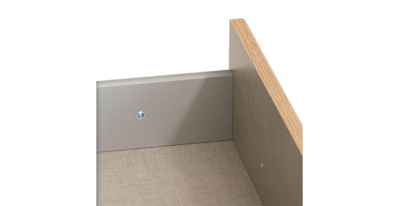 KLEIDERSCHRANK in Dunkelgrau, Eiche Artisan - Dunkelgrau/Silberfarben, Design, Holzwerkstoff/Kunststoff (181/197/54cm) - Carryhome