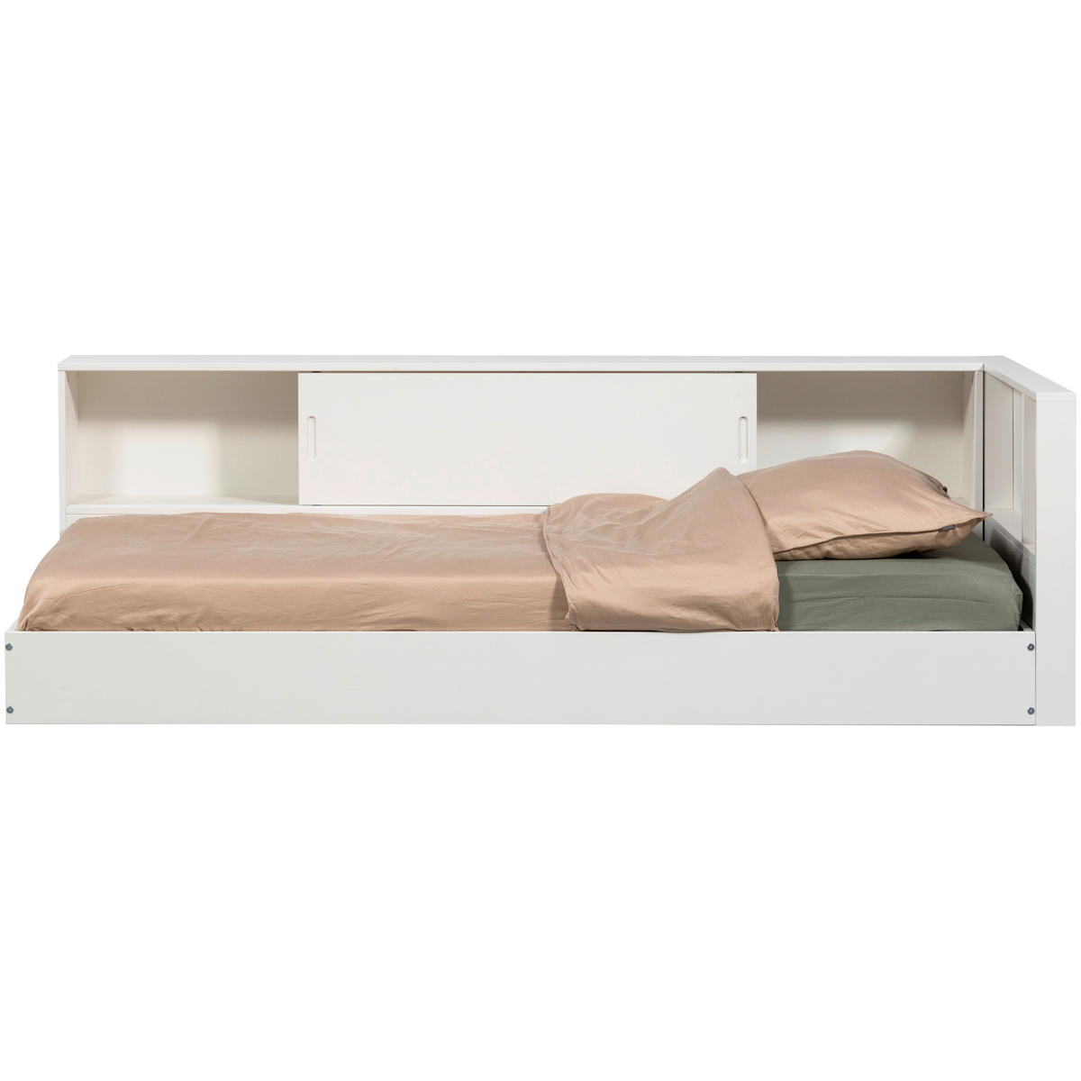 BODENBETT. - Weiß, Basics, Holz (90/200cm) - MID.YOU