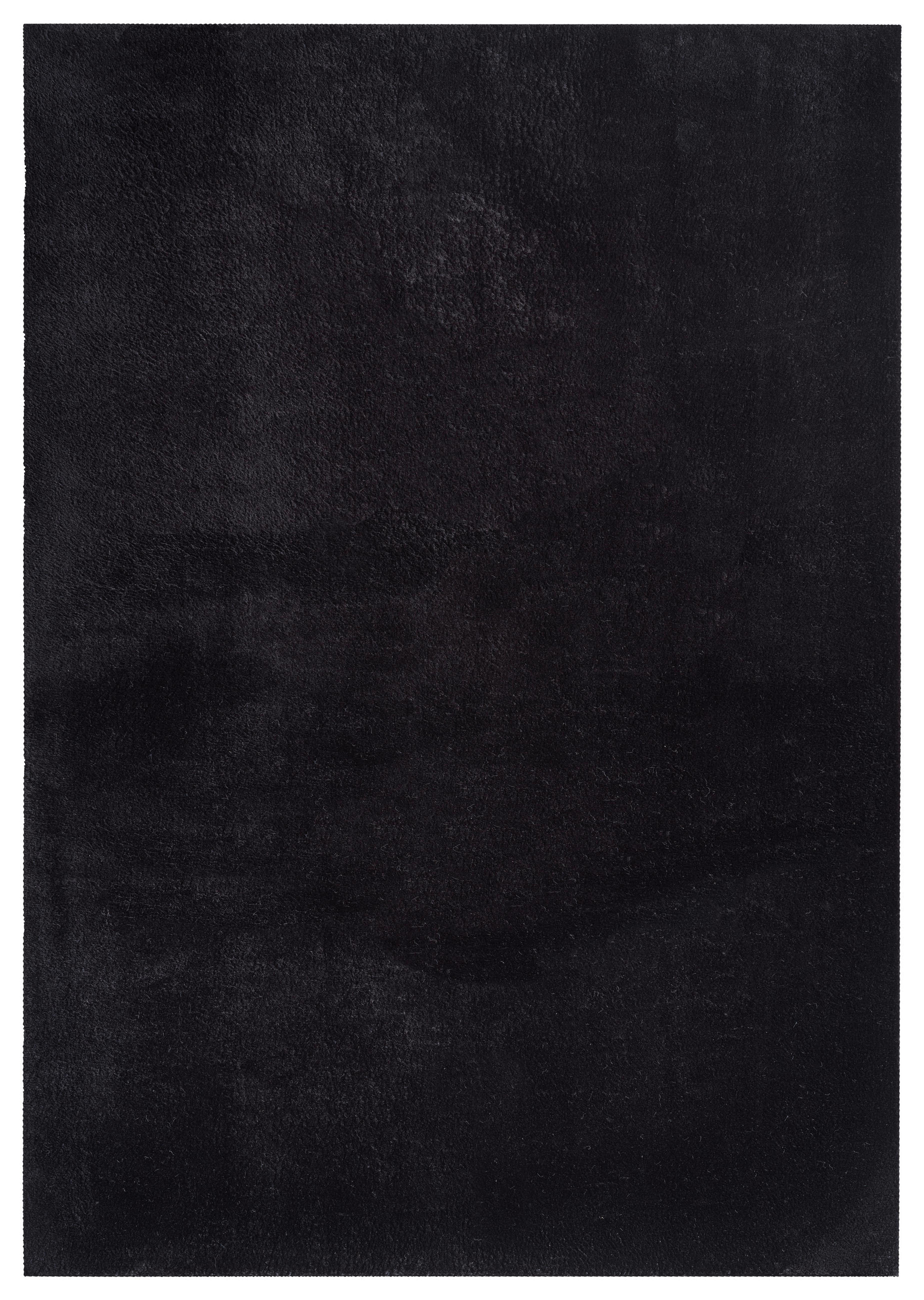 FELLTEPPICH 160/160 cm Relax Schwarz  - Schwarz, KONVENTIONELL, Textil (160/160cm) - Novel