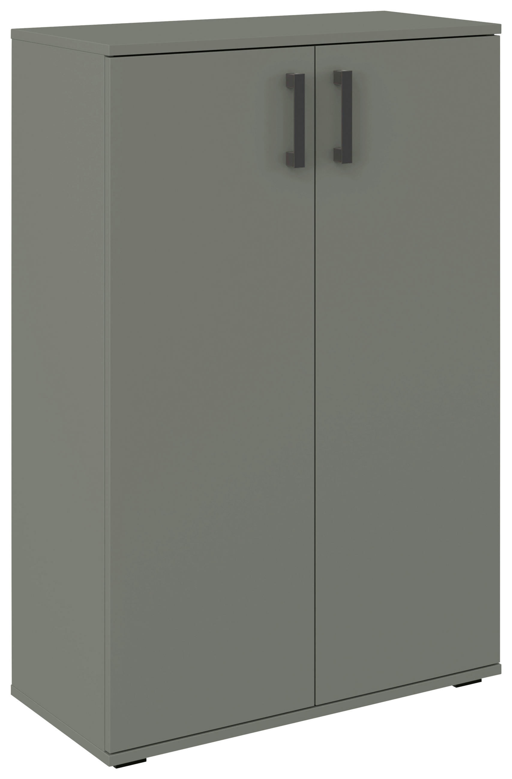 SCHUHSCHRANK Grün  - Schwarz/Grün, KONVENTIONELL, Holzwerkstoff/Kunststoff (70/106/33,4cm) - Xora