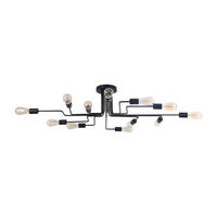 DECKENLEUCHTE Loft 123/88/22,7 cm   - Schwarz, Trend, Metall (123/88/22,7cm) - MAYTONI