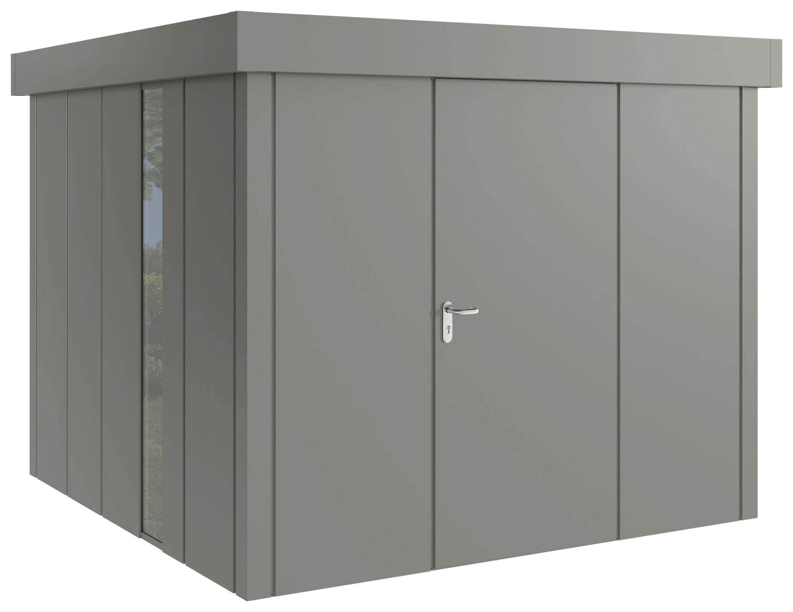 GERÄTEHAUS 229/220/277 cm  - Alufarben, Basics, Metall (229/220/277cm) - Hörmann