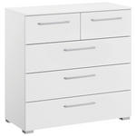 KOMMODE  in 80/81/42 cm  - Silberfarben/Alufarben, Design, Holzwerkstoff/Kunststoff (80/81/42cm) - Novel