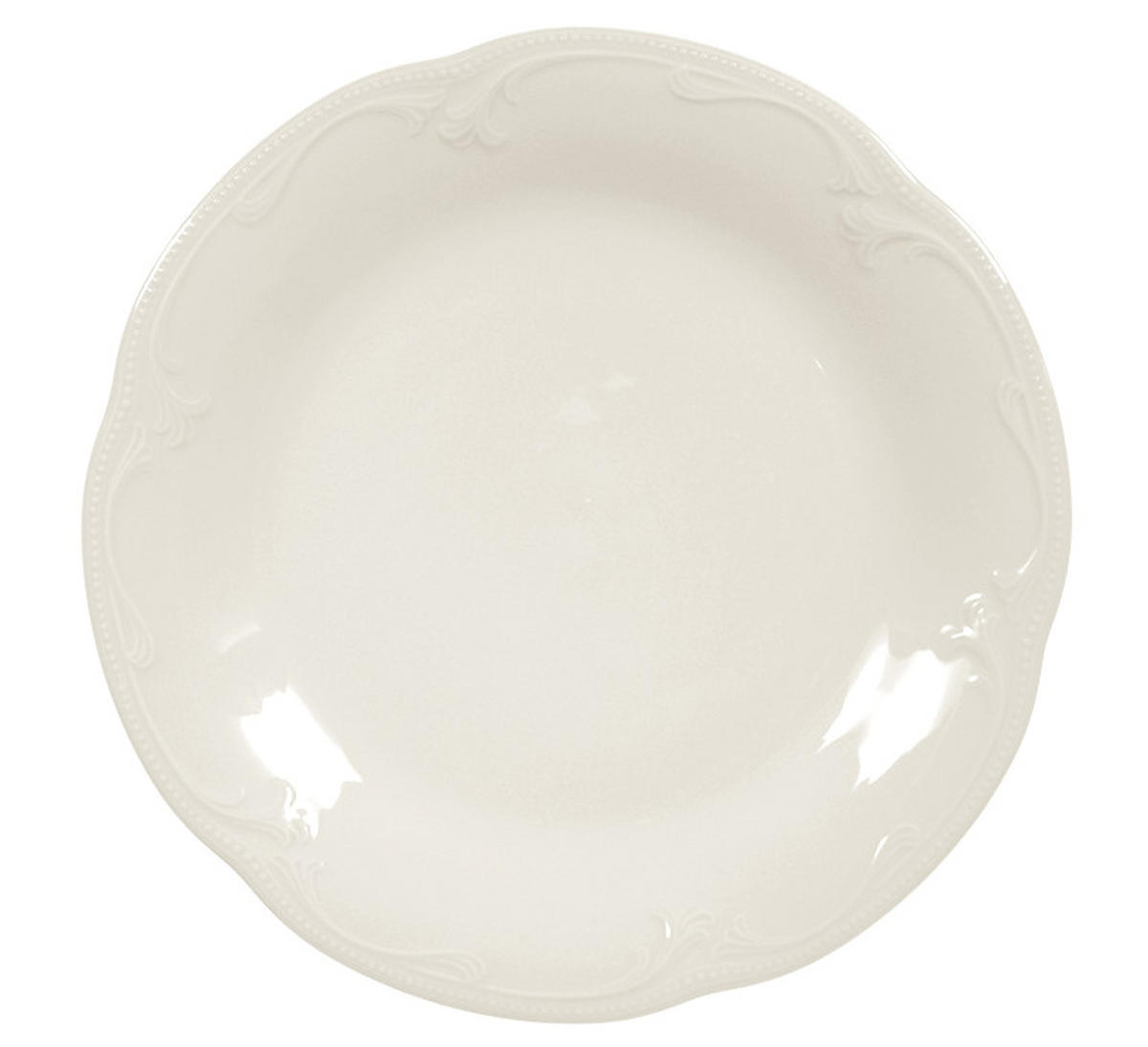 PLITKI TANJIR  25,5 cm           - krem, Osnovno, keramika (25,5cm) - Seltmann Weiden