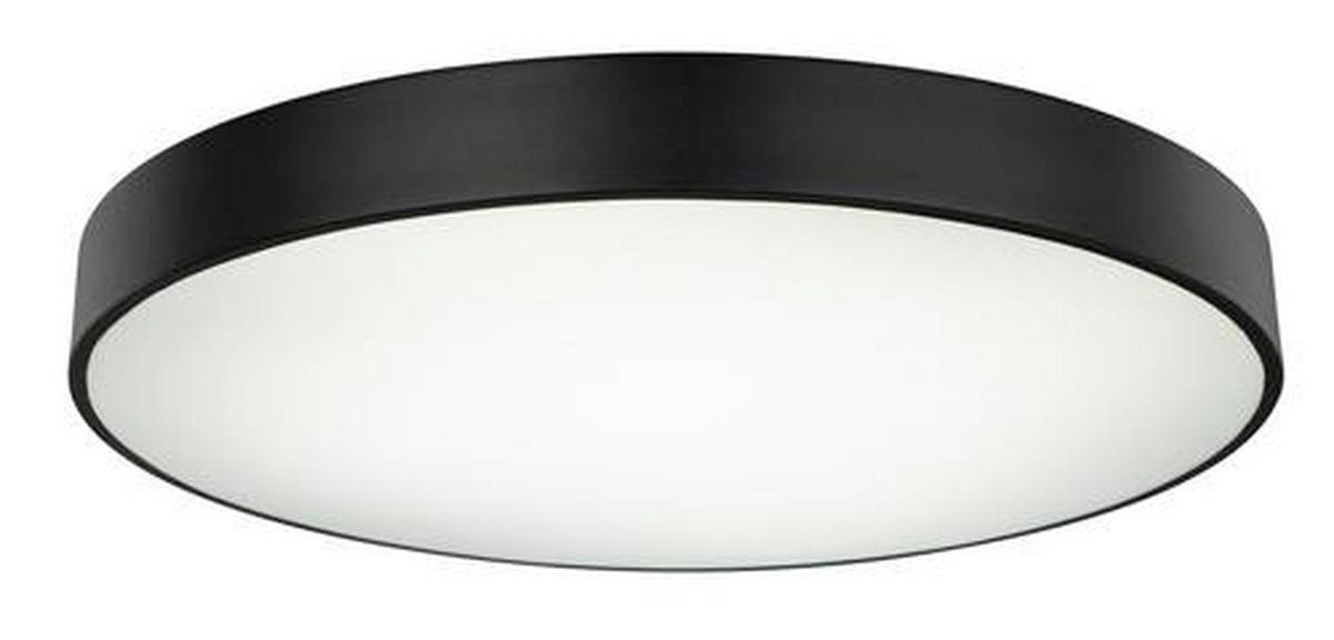 STROPNA LED-SVETILKA  Wiss //3000-6000 K/230 V/ - črna/bela, Basics, kovina/umetna masa (60/10,5cm) - Globo
