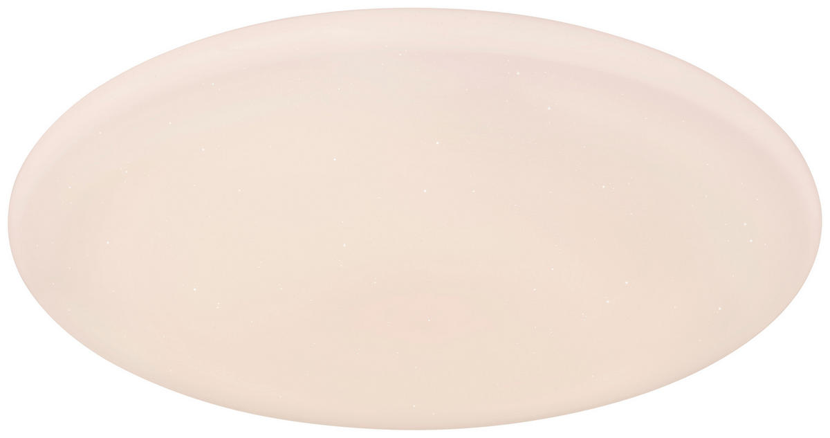 LED-DECKENLEUCHTE Rena  Smart 70/8 cm   - Opal/Weiß, Basics, Kunststoff/Metall (70/8cm) - Globo