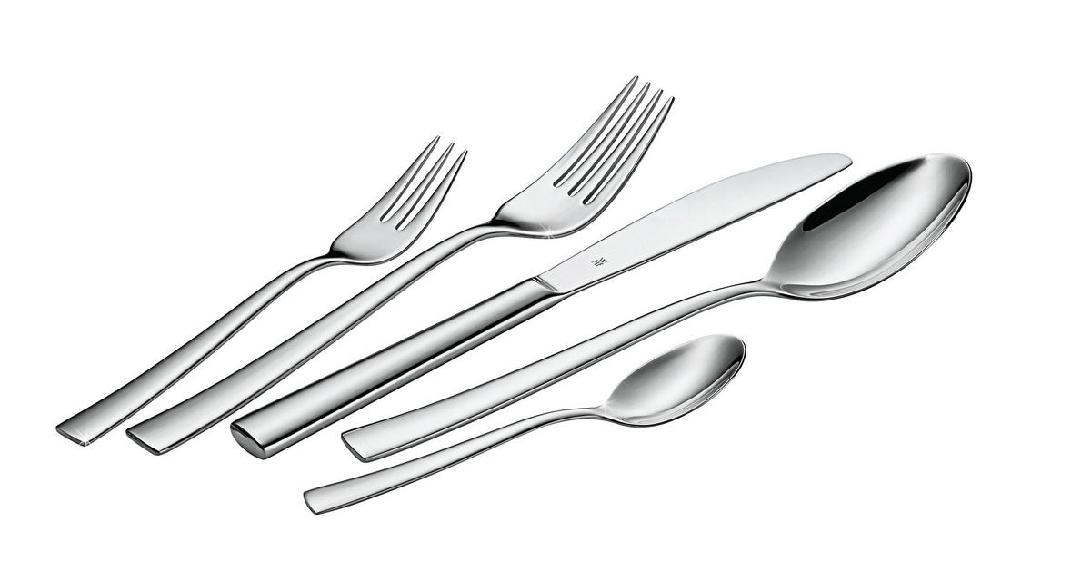 BESTECKSET Philadelphia 60-teilig Edelstahl  - Edelstahlfarben, Basics, Metall - WMF