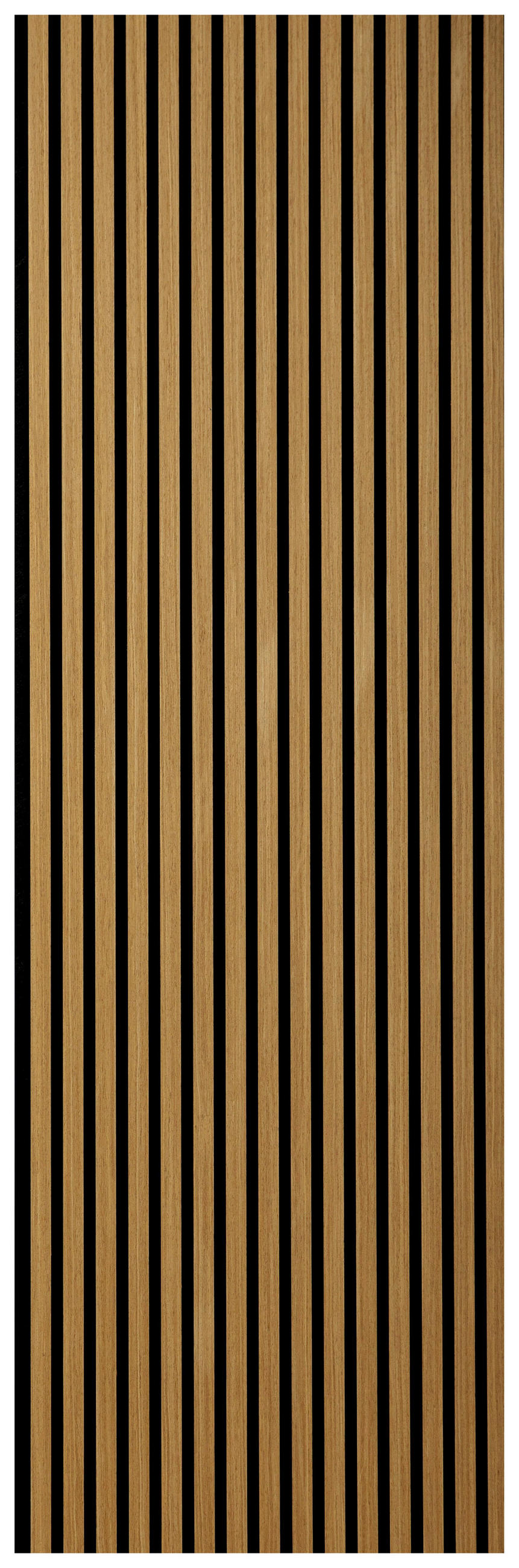 AKUSTIKPANEEL Echtholz  - Eichefarben, Basics, Holzwerkstoff/Kunststoff (244/56/1,8cm) - Novel