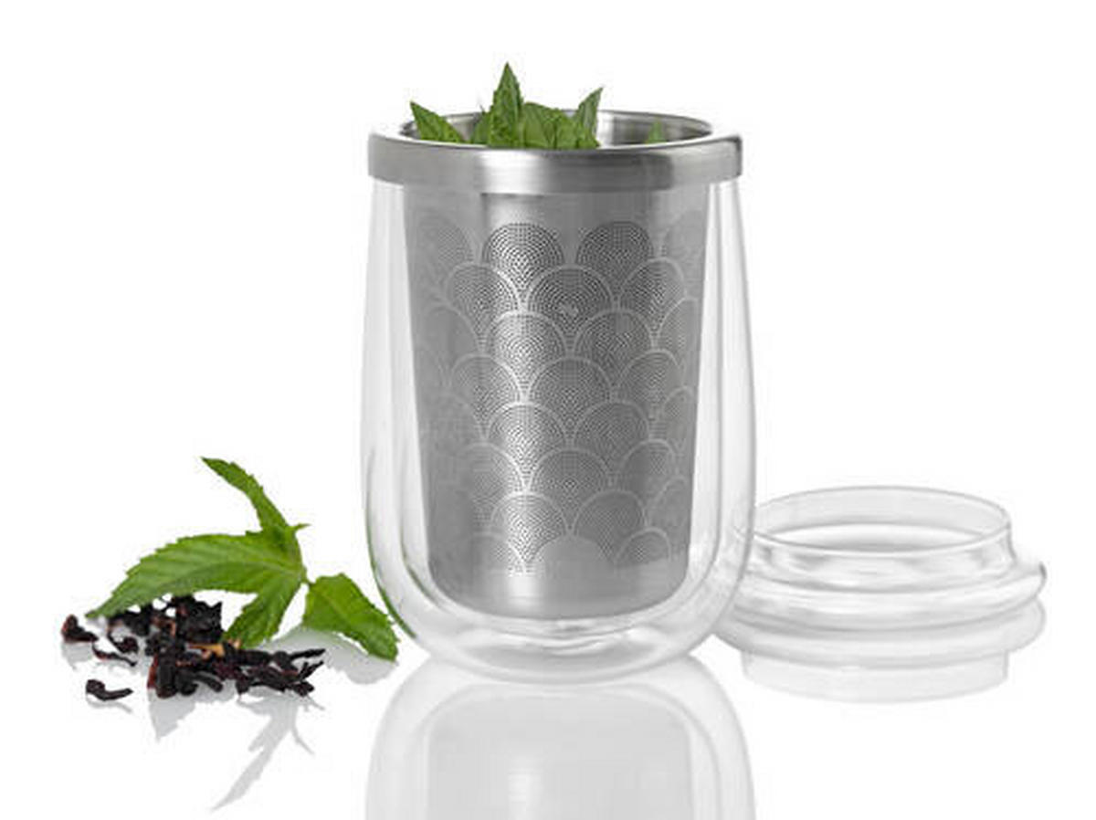 TEEGLAS FUSION GLASS   - Design, Glas/Metall (9/13,5cm) - AdHoc