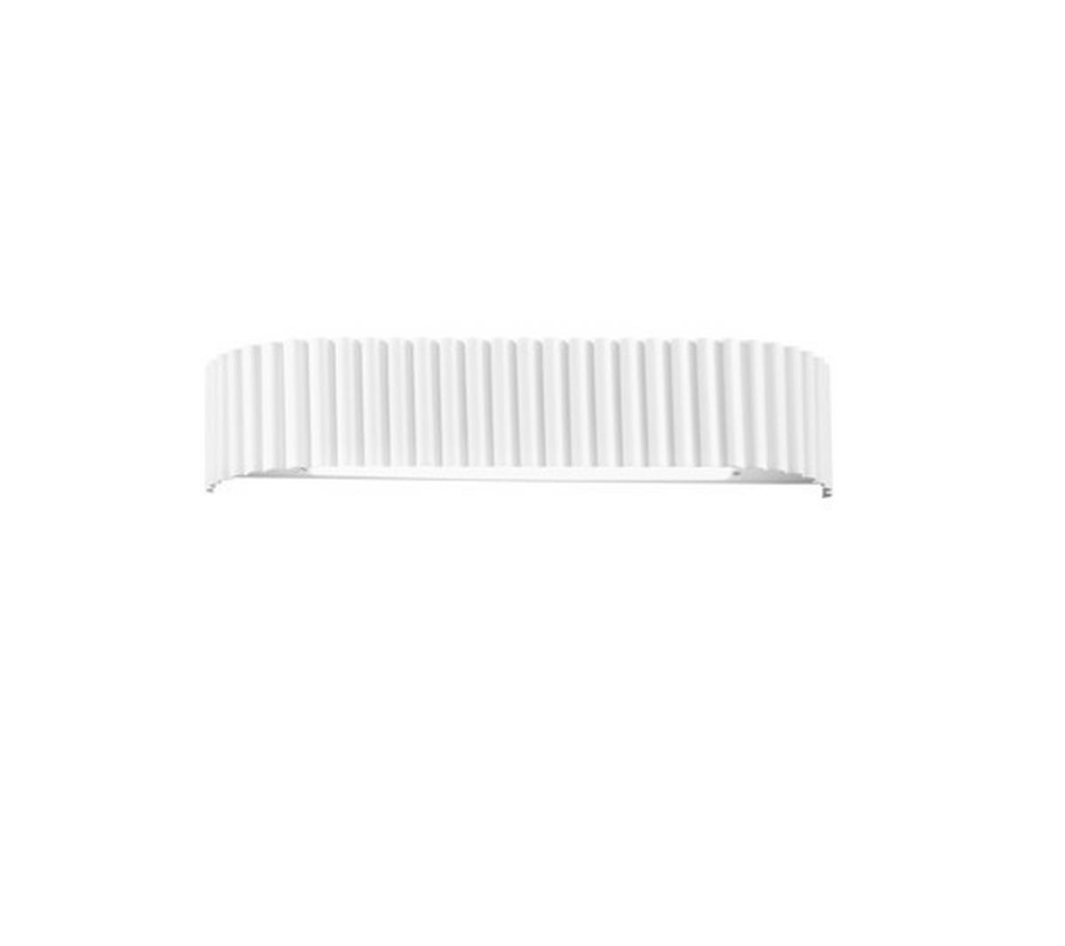 LED-WANDLEUCHTE Luce Ambiente e Design 40/8/9,2 cm   - Weiß, Design, Kunststoff/Metall (40/8/9,2cm)