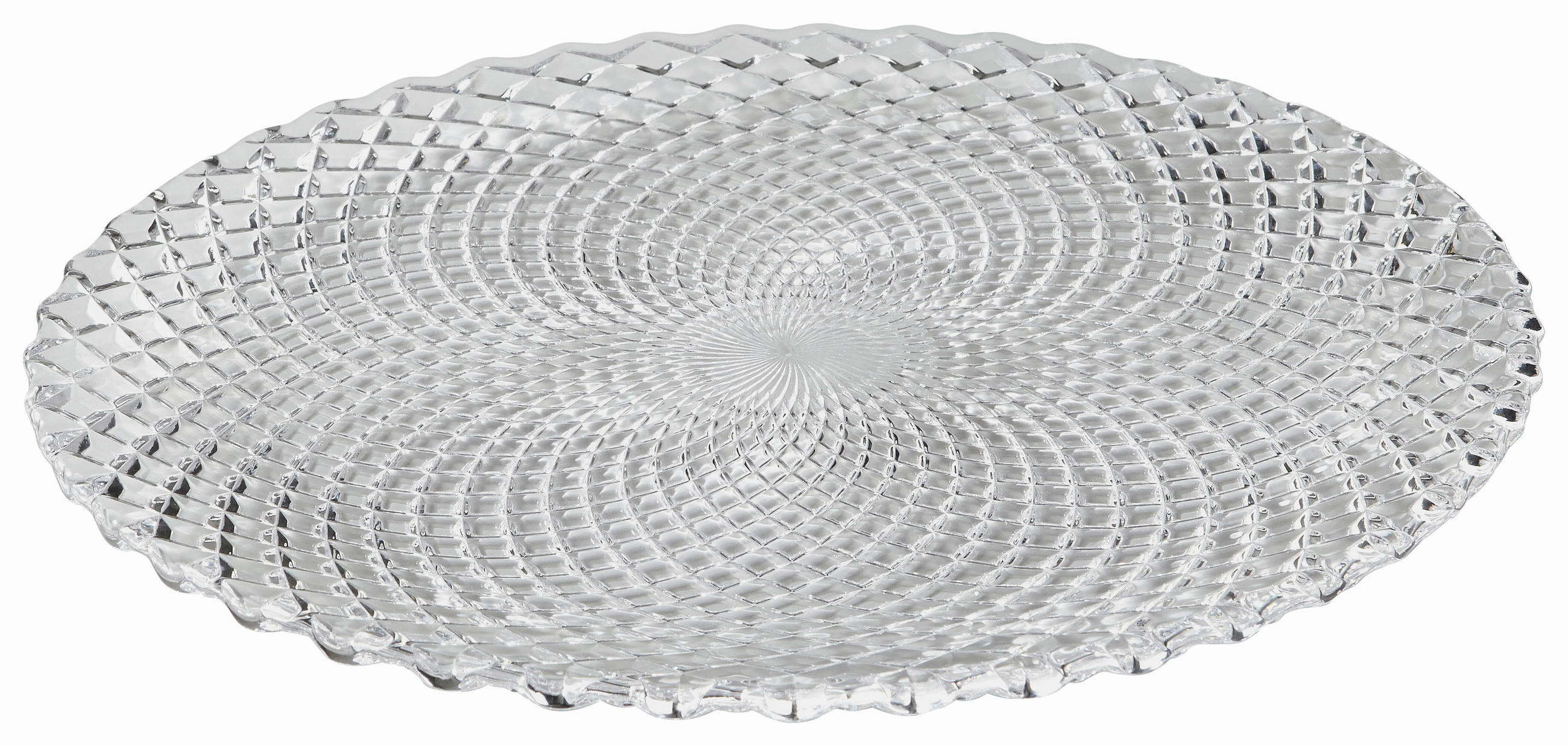 DEKORATIVNI KROŽNIK   32 cm        - prozorno, Basics, steklo (32cm) - Nachtmann