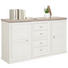 SIDEBOARD 159,8/89,3/42,5 cm - Weiß/Grau, LIFESTYLE, Holzwerkstoff/Metall (159,8/89,3/42,5cm) - Hom`in SIDEBOARD 159,8/89,3/42,5 cm - Weiß/Grau, LIFESTYLE, Holzwerkstoff/Metall (159,8/89,3/42,5cm) - Hom`in