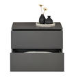 KOMMODE , 60/44/50 cm, 2 Schublade(n)  - Anthrazit, Design, Holzwerkstoff (60/44/50cm) - Dieter Knoll