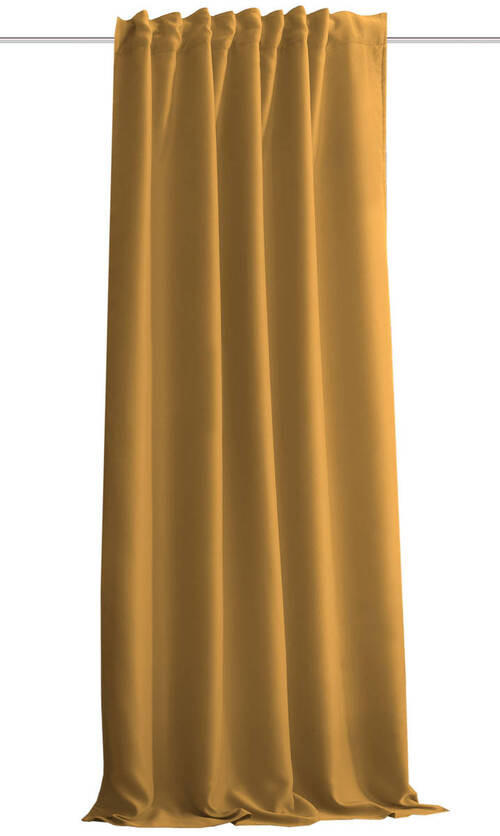 LÄRMSCHUTZVORHANG Verdunkelung  - Currygelb, KONVENTIONELL, Textil (135/245cm)