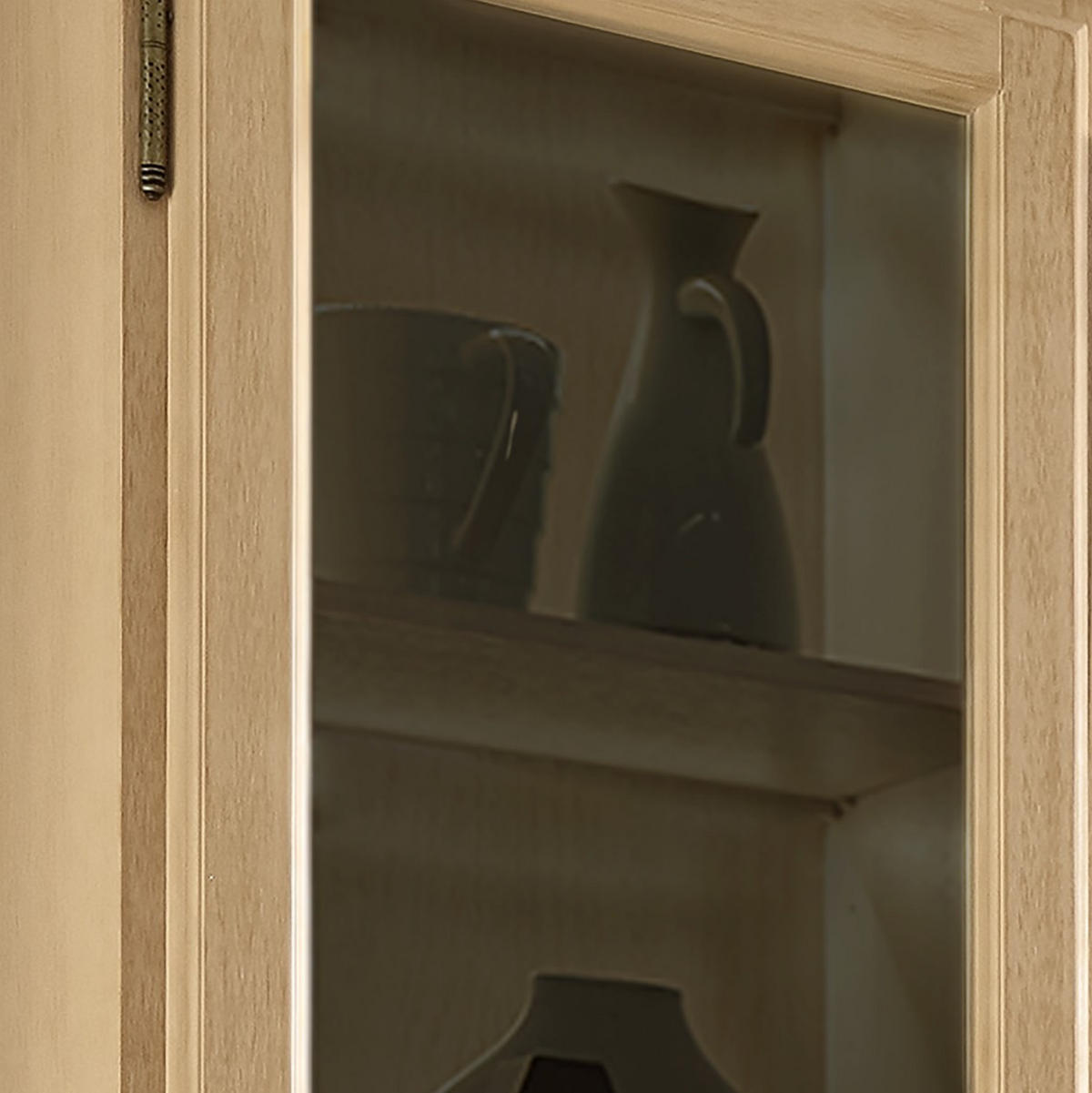 WOHNWAND 4-teilig  in Beige  340/217/47 cm  - Beige, Design, Holz (340/217/47cm) - Livetastic