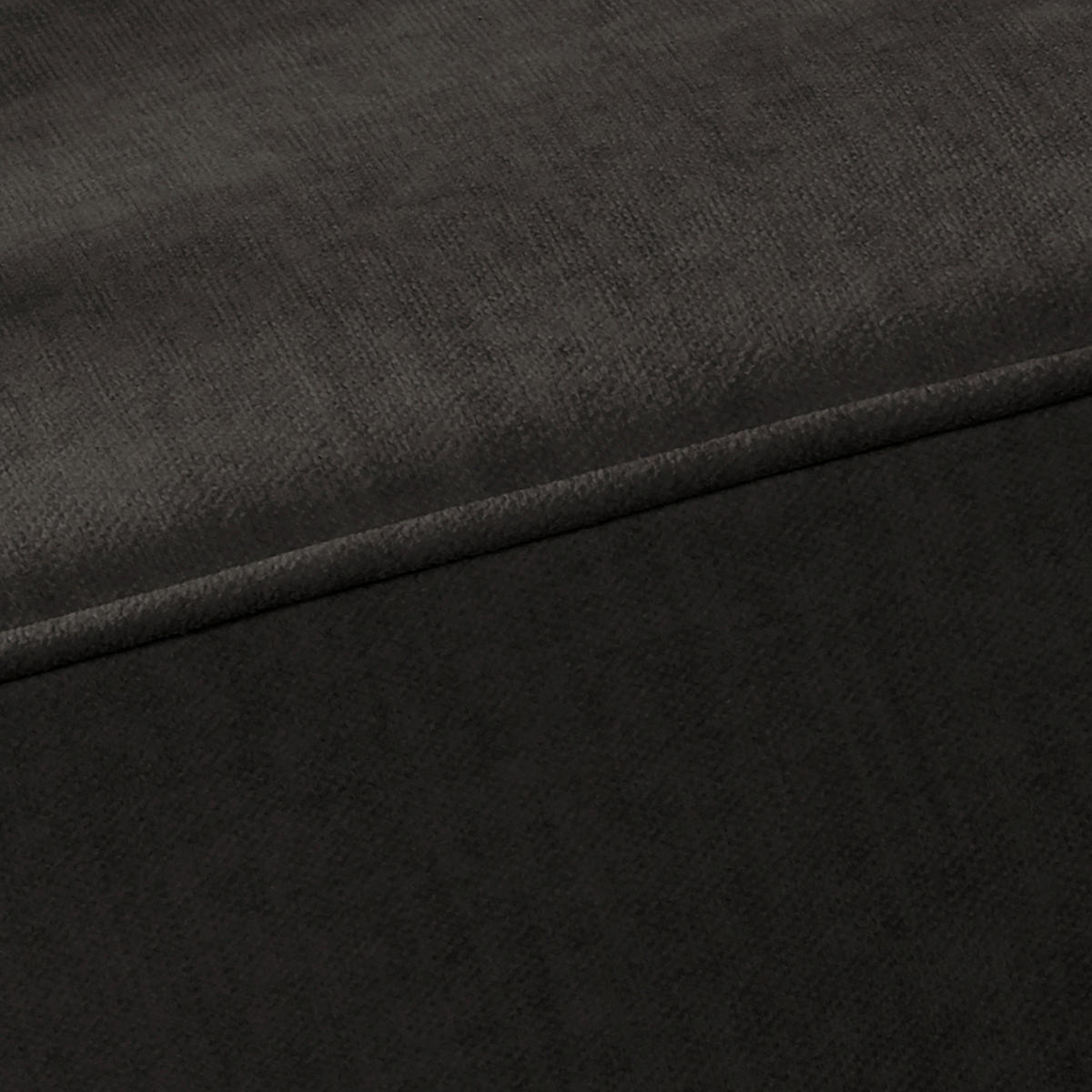 ECKSOFA Laura in Mikrofaser Anthrazit  284/182 cm  - Anthrazit/Creme, Design, Holz/Textil (284/182cm) - P & B