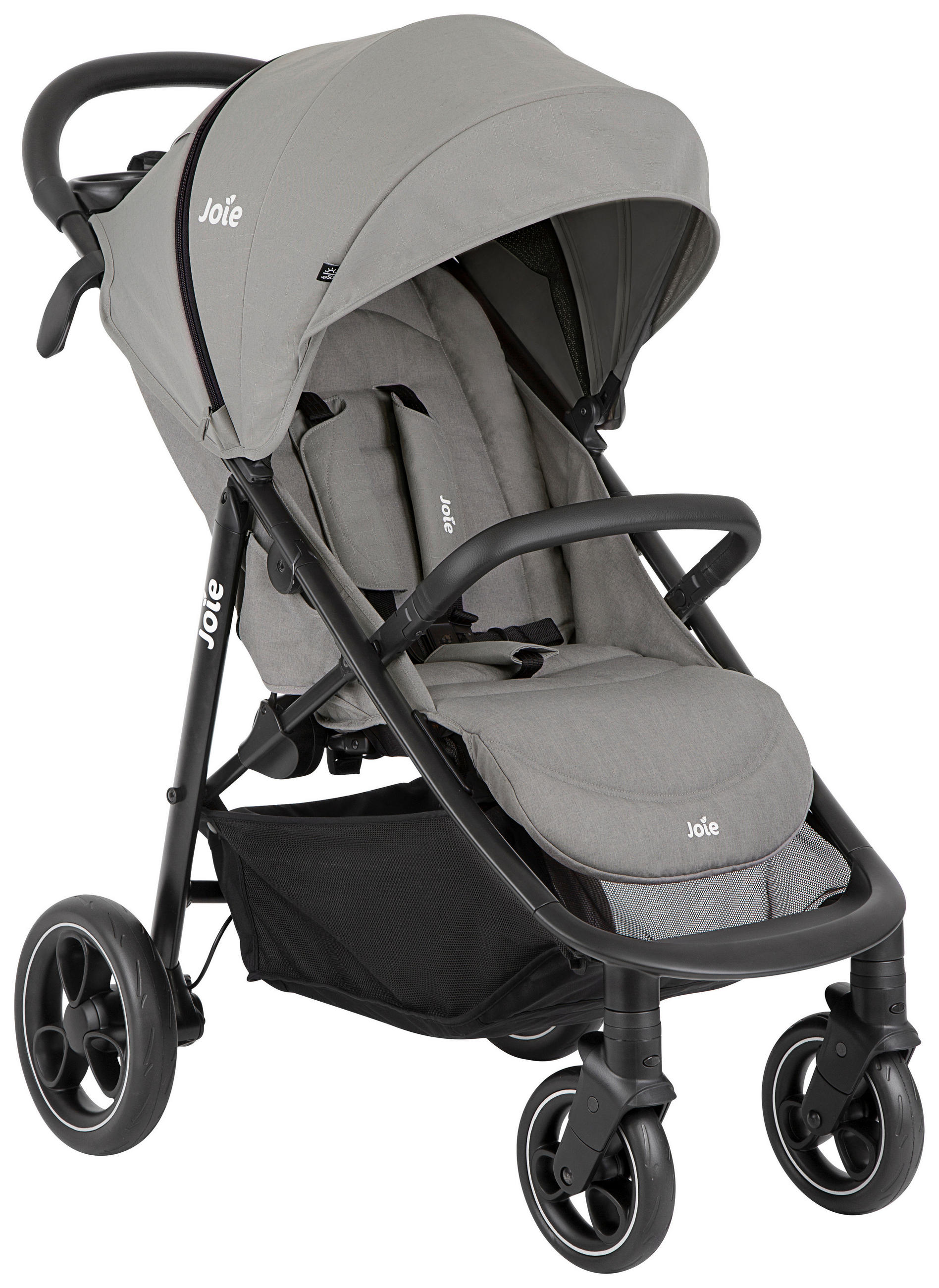BUGGY Litetrax Pro  - Schwarz/Grau, Basics, Textil/Metall (58/103/93,6cm) - Joie
