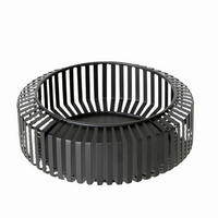 DEKOSCHALE - Schwarz, Trend, Metall (24/24/9cm) - Ambia Home