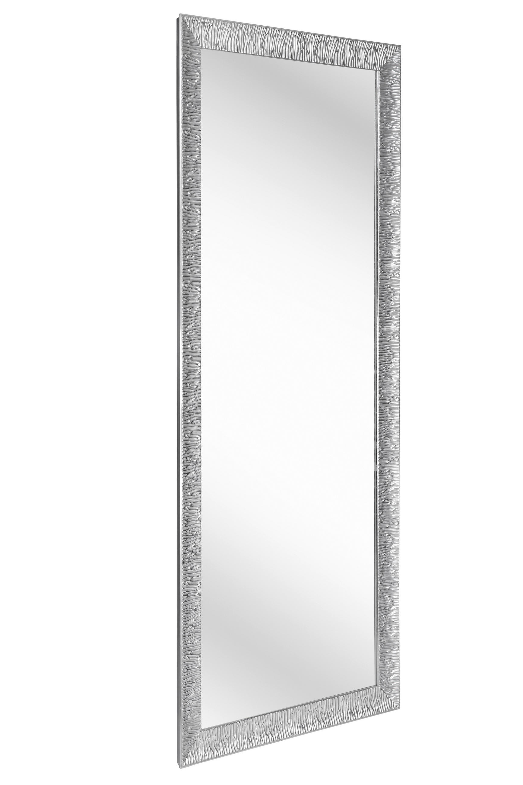 STENSKO OGLEDALO, 70/170/3 cm steklo  - srebrne barve, Trendi, steklo/les (70/170/3cm) - Xora