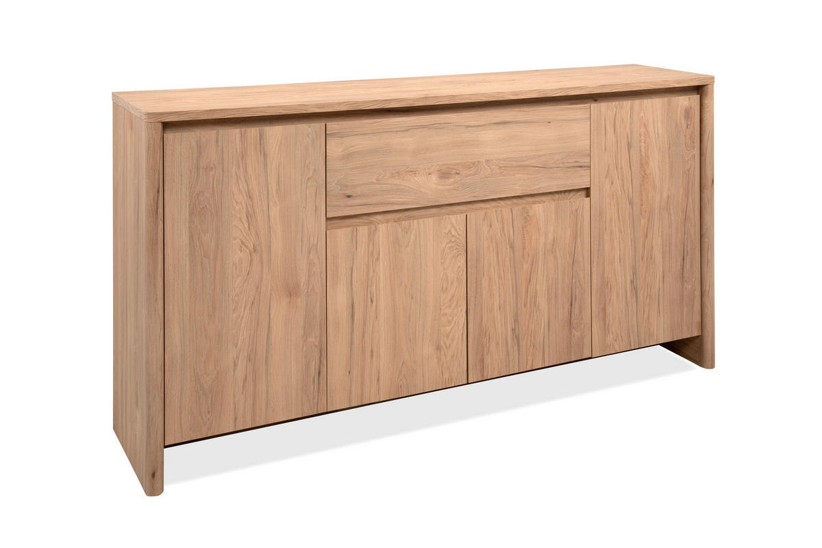 SIDEBOARD  164/85/40 cm 1 Schublade(n)  - Naturfarben, Design, Holzwerkstoff (164/85/40cm) - MID.YOU