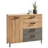 KOMMODE 115/99,5/38 cm - Eichefarben/Anthrazit, LIFESTYLE, Holzwerkstoff/Kunststoff (115/99,5/38cm) - Ti`me KOMMODE 115/99,5/38 cm - Eichefarben/Anthrazit, LIFESTYLE, Holzwerkstoff/Kunststoff (115/99,5/38cm) - Ti`me