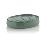 SEIFENSCHALE Keramik  - Grün, Basics, Keramik (12,0/10,0/2,5cm) - Kela