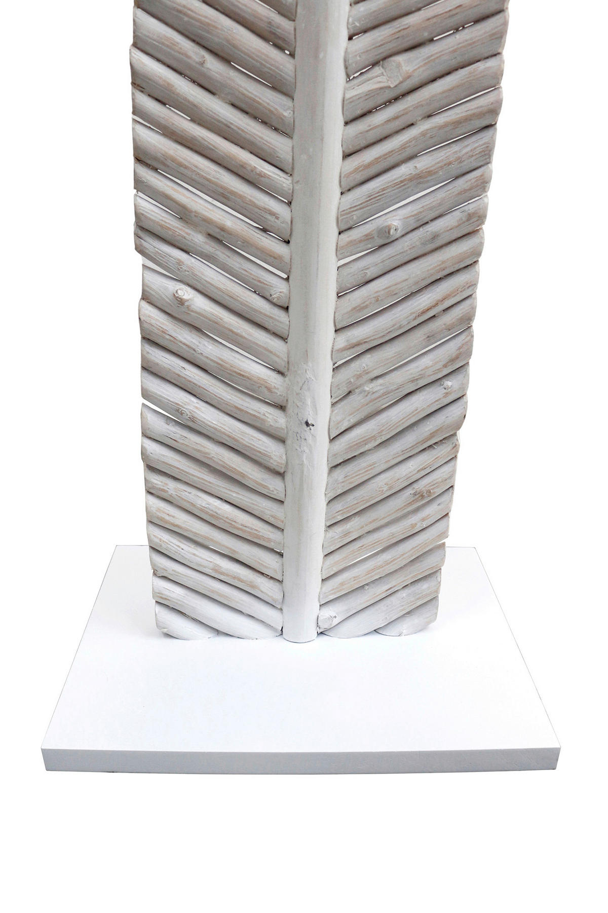 STEHLEUCHTE  40/175/30 cm   - Weiß, Design, Holz/Textil (40/175/30cm) - P & B