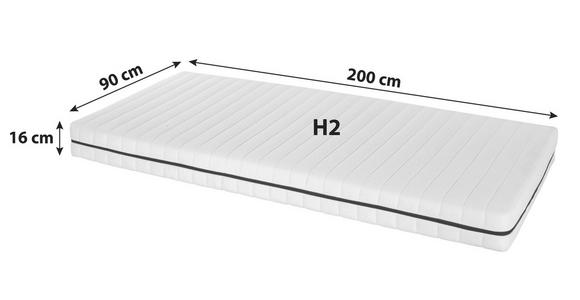 Allergikermatratze Plus 90x200cm H2 - Weiß, Textil (90/200cm) - Primatex