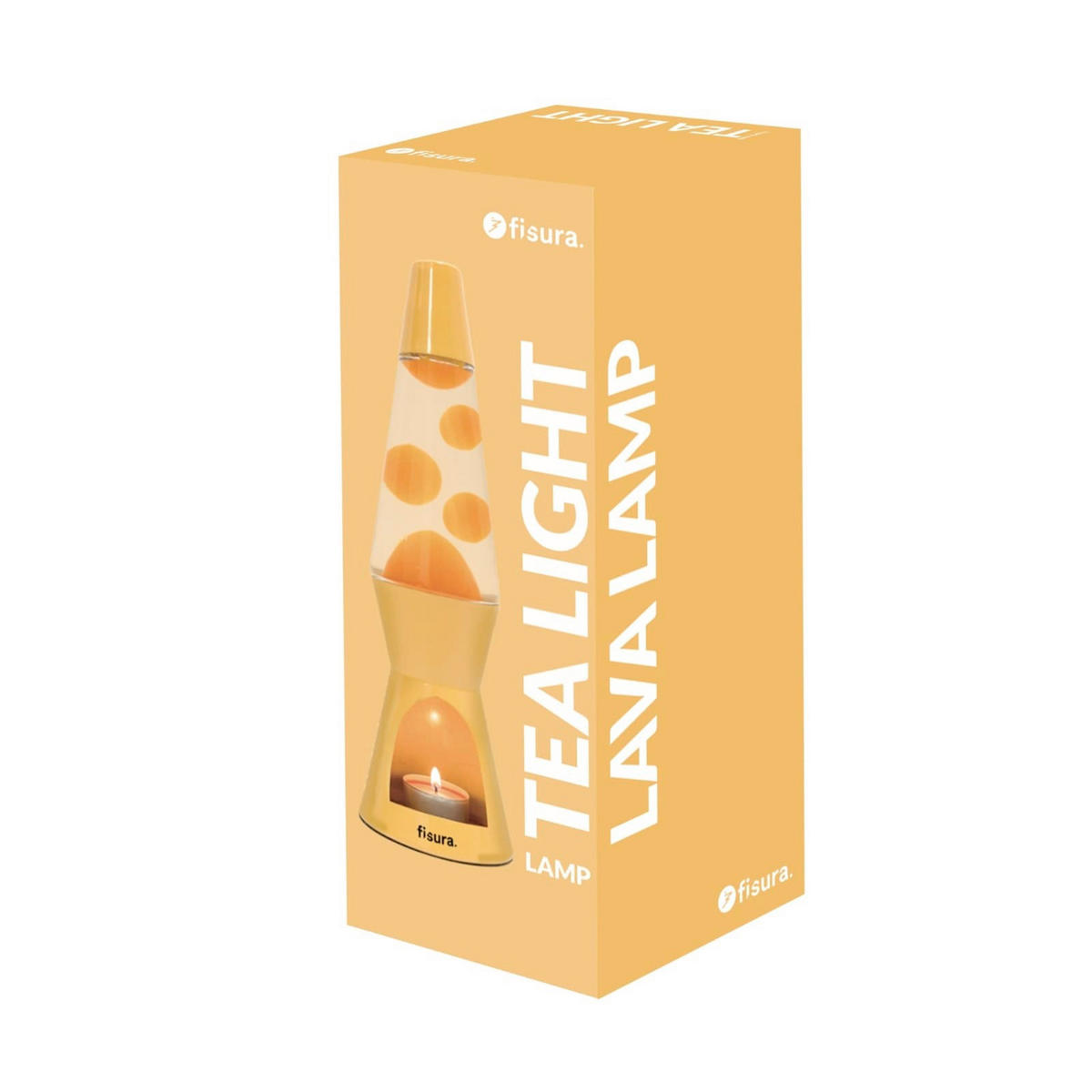 LAVALEUCHTE - Dunkelgelb, Basics, Metall (9/9/29cm)