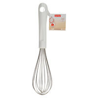 SCHNEEBESEN - Silberfarben/Weiß, Basics, Kunststoff/Metall (24cm) - Fackelmann