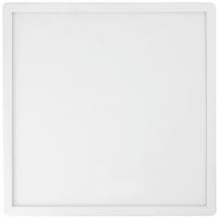 LED-DECKENLEUCHTE TWICE up&down 42/42/2,9 cm  - Schwarz, Design, Kunststoff (42/42/2,9cm)