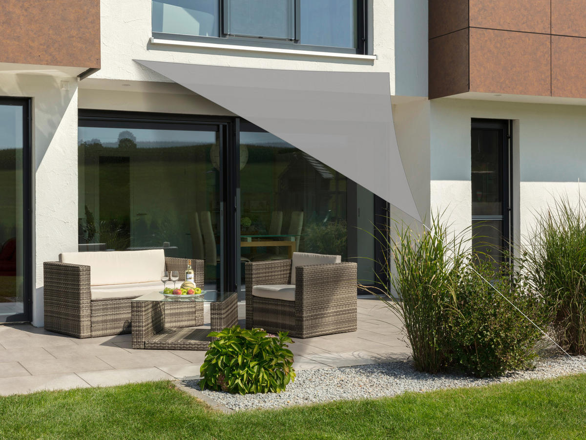 ZAHRADNÍ PLACHTA PROTI SLUNCI 360/0,5/360 cm  - barvy stříbra, Basics, textil (360/0,5/360cm) - Schneider